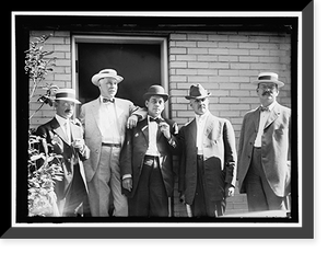 Historic Framed Print, DEMOCRATIC NATIONAL CONVENTION. WILLIAM MOORE; THOMAS E. TAGGART; REP. KORBLEY OF MISSOURI; W.L. KISSELL; ANDREW WAHL,  17-7/8" x 21-7/8"