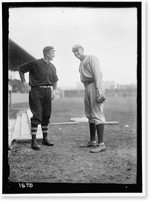Vintage Portrait - New York City - Christy Matthewson and Walter