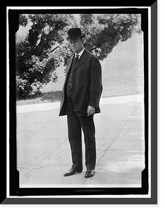 WOODS, ELLIOT. SUPERINTENDENT OF CAPITOL, Antique Poster