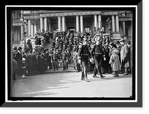 NEW YEAR'S RECEPTION AT WHITE HOUSE. GENERAL VIEW; ARMY AND NAVY OFFICERS - 3, Historic Print