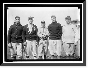Bob Austin (likely Robert V.), Vic Bickers (maybe), Merito Acosta, Joe Gedeon, and Al Scheer, Washington AL (baseball), Antique Poster