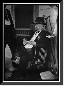 SICKLES, DANIEL EDGAR. MAJOR GENERAL, U.S.A. G.A.R. VETERAN. GETTYSBURG REUNION - 2, Vintage Print