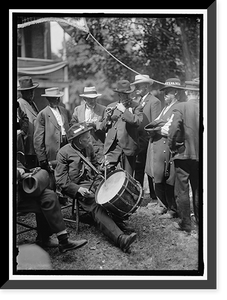 Historic Framed Print, GETTYSBURG REUNION: G.A.R. & U.C.V. VETERANS OF THE G.A.R. AND OF THE CONFEDERACY, AT THE ENCAMPMENT - 5,  17-7/8" x 21-7/8"