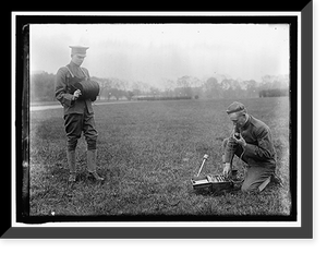 Historic Framed Print, ARMY, U.S. FIELD BUZZER - 2,  17-7/8" x 21-7/8"