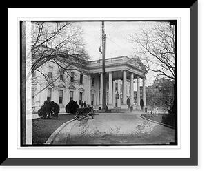 Historic Architecture - White House - Antique Wall Decor Print