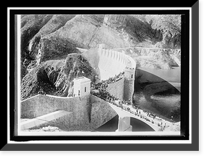 Antique Portrait - Roosevelt Dam, Arizona - Historic Wall Art Gift