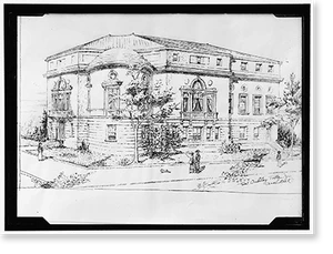 Vintage Portrait - Washington DC - Congressional Club