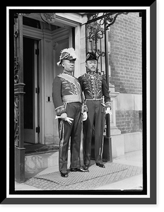 SHAH, KAI FU. E.E. AND M.P. FROM CHINA. CRED. PRESENTED APRIL 14, 1914. LEFT, WITH YUAN, 1ST SEC. OF LEG, Vintage Poster