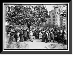 WOMAN SUFFRAGE PARADE, MAY, 1914 - 4, Historic Print