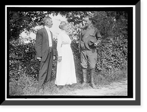 NATIONAL GUARD OF D.C. CAPT. LOUIS WILSON AND PARENTS, Vintage Poster