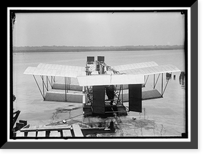 LANGLEY, SAMUEL PIERPONT. SECRETARY, SMITHSONIAN INSTITUTE. EXPERIMENTAL TANDEM BIPLANE ON POTOMAC EMBODYING LANGLEY PRINCIPLES Classic, Historic Reproduction
