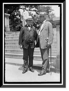 Historic Framed Print, BRYAN, WILLIAM JENNINGS. REP. FROM NEBRASKA, 1891-1895; SECRETARY OF STATE, 1913-1915. WITH JOHN R. SILLIMAN - 2,  17-7/8" x 21-7/8"