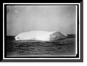 Historic Framed Print, ICEBERG,  17-7/8" x 21-7/8"