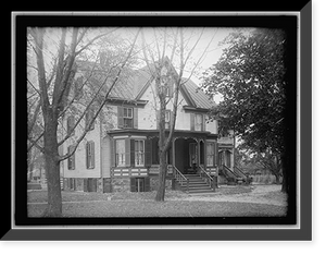 Historic Framed Print, NATIONAL BEAGLE CLUB OF AMERICA. HOME OF DR. R.G. HUMPHREY, BLUEMONT, VA.,  17-7/8" x 21-7/8"