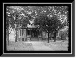 Historic Framed Print, NATIONAL BEAGLE CLUB OF AMERICA. HOME OF DR. R.G. HUMPHREY, BLUEMONT, VA. - 2,  17-7/8" x 21-7/8"