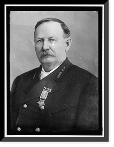 Historic Framed Print, GRAND ARMY OF THE REPUBLIC. DAVID J. PALMER, COMMANDER-IN-CHIEF,  17-7/8" x 21-7/8"