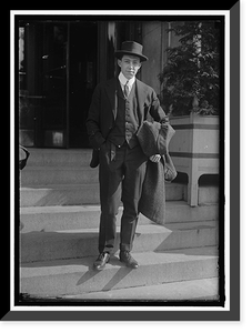 Antique Portrait - Ouimet, Francis. Champion Golfer