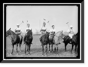 Historic Framed Print, Polo,  17-7/8" x 21-7/8"