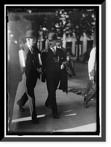 LONG, SIMON CAMERON. GENERAL MANAGER, P.R.R. RIGHT, WITH W. W. ATTERBURY, Vintage Poster