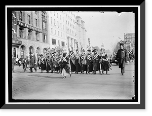 Historic Framed Print, WOMAN SUFFRAGE. MARCH ON CAPITOL - 2,  17-7/8" x 21-7/8"