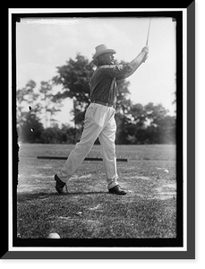 Historic Framed Print, PLAYING GOLF,  17-7/8" x 21-7/8"