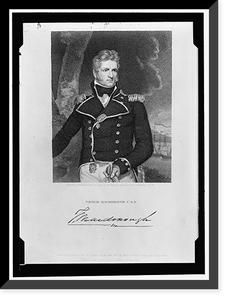 Historic Framed Print, MacDONOUGH, THOMAS, COMMODORE, U.S.N.,  17-7/8" x 21-7/8"