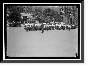 Historic Framed Print, PREPAREDNESS PARADE - 3,  17-7/8" x 21-7/8"