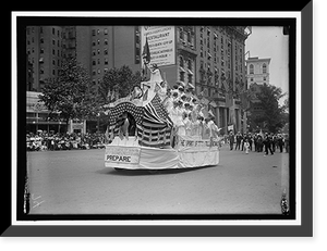 Historic Framed Print, PREPAREDNESS PARADE - 5,  17-7/8" x 21-7/8"