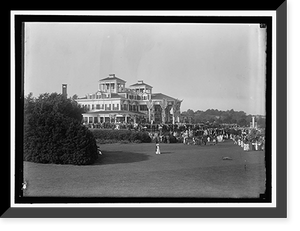 SHADOW LAWN, NJ. SUMMER WHITE HOUSE. NOTIFICATION CEREMONIES. CROWD ON LAWN - 2, Antique Poster