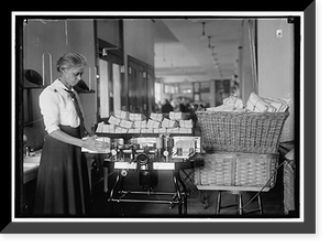 POST OFFICE DEPARTMENT. OPENING MACHINE, Antique Wall Art