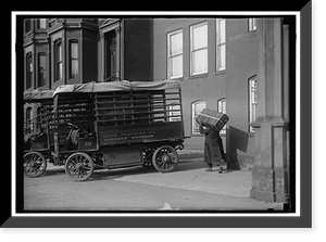 Historic Portrait - Union Transfer Company Truck - Vintage Wall Art Gift