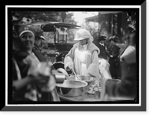 Antique Portrait - Mclean, Mrs. Edward Beale. Red Cross, Luncheon