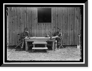 Historic Framed Print, FORT MYER OFFICERS TRAINING CAMP - 11,  17-7/8" x 21-7/8"