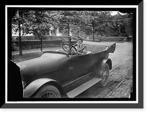 Historic Framed Print, RED CROSS MOTOR CORPS. GROUPS - 2,  17-7/8" x 21-7/8"