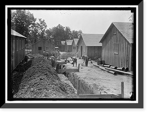 Historic Framed Print, CAMP - 14,  17-7/8" x 21-7/8"