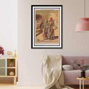 Compagnie Algeacuterienne. Souscrire cest hacircter son retour avec la victoire Classic, Antique Print