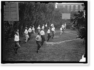 Vintage Portrait - Camp, Walter, Exercise School - Antique Wall Decor Print