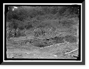 Historic Framed Print, AMERICAN UNIVERSITY TRAINING CAMP,  17-7/8" x 21-7/8"