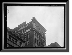 REYNOLDS, J., PERFORMING ACROBATIC AND BALANCING ACTS ON HIGH CORNICE ABOVE 9TH STREET, N.W. - 2, Vintage Wall Art