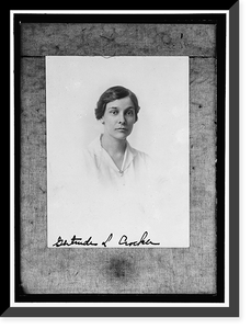 Historic Framed Print, CROCKER, GERTRUDE,  17-7/8" x 21-7/8"