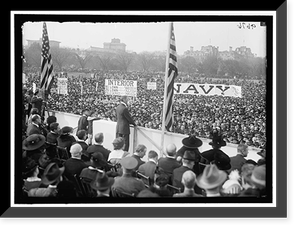 LIBERTY LOAN CROWDS, Antique Print