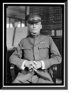 BINGHAM, HIRAM, AVIATOR. AT DESK - 2, Antique Poster