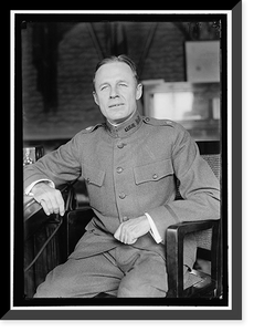 Historic Framed Print, CROWELL, BENEDICT. MAJOR, U.S.A. ASSISTANT SECRETARY OF WAR, 1917. AT DESK - 3,  17-7/8" x 21-7/8"