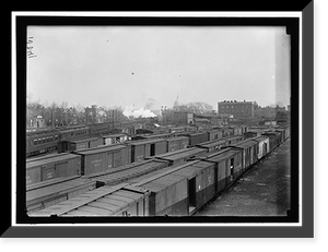 Antique Portrait - U.S. Capitol - Dome From Railroad Yards in Southeast (1)