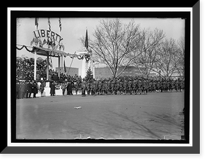 Historic Framed Print, LIBERTY LOANS. BALTIMORE LIBERTY LOAN OPENING,  17-7/8" x 21-7/8"