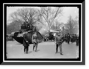 LIBERTY LOANS. OFFICIAL LIBERTY BOND CAR, AND TANK, Vintage Wall Art