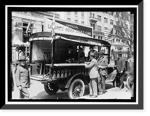LIBERTY LOANS. SALES CAR, Vintage Print