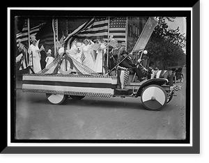 Antique Portrait - Liberty Loans Parade - Vintage Home Decor Print