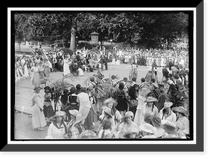Historic Framed Print, FOURTH OF JULY. SPANISH DANCERS - 2,  17-7/8" x 21-7/8"