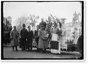 Antique Portrait - Free Milk for France 'Parade' - Antique Wall Decor Print